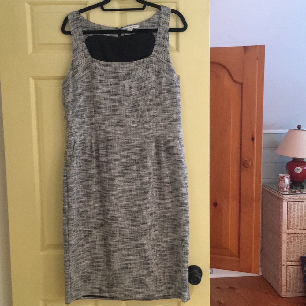 Banana republic cotton tweed day dress
